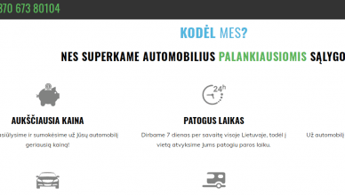 Palankus automobilių supirkimas