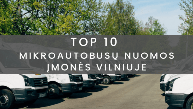 top 10 mikroautobusų nuomos įmonės Vilniuje