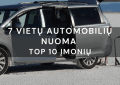 7 vietų automobilių nuoma Top 10 įmonių